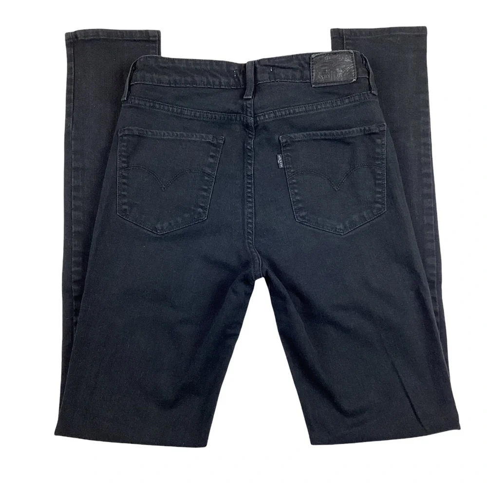 Levi’s 721 High Rise Skinny Jeans Black - Picture 6 of 9